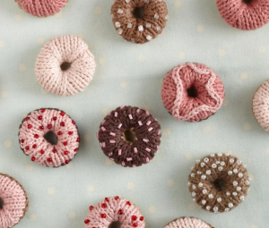 Free Knitting Pattern for Tiny Little Doughnuts