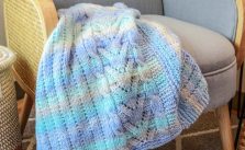 Free Knitting Pattern for Cora Cable Throw