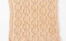 Free Knitting Pattern for a Cable Twist Dishcloth