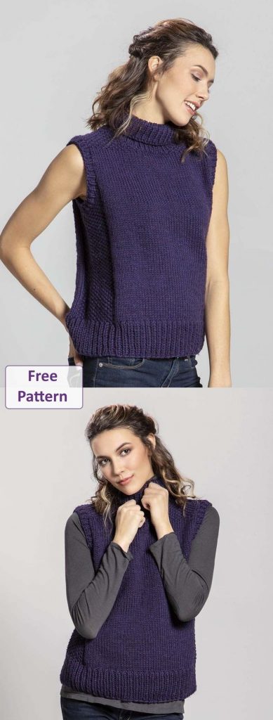 Free Knitting Pattern for a Vest Top