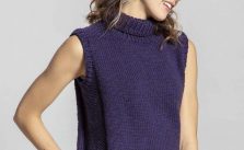 Free Knitting Pattern for a Vest Top Citadel
