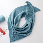 Free Knitting Pattern for an Asymmetrical Lace Knit Shawl