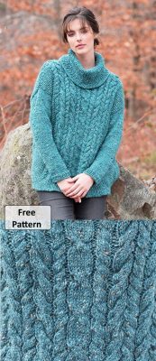 10+ Women's Cable Knit Sweater Patterns Free to Download