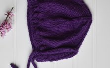 Free Knitting Pattern for a Petite Bonnet