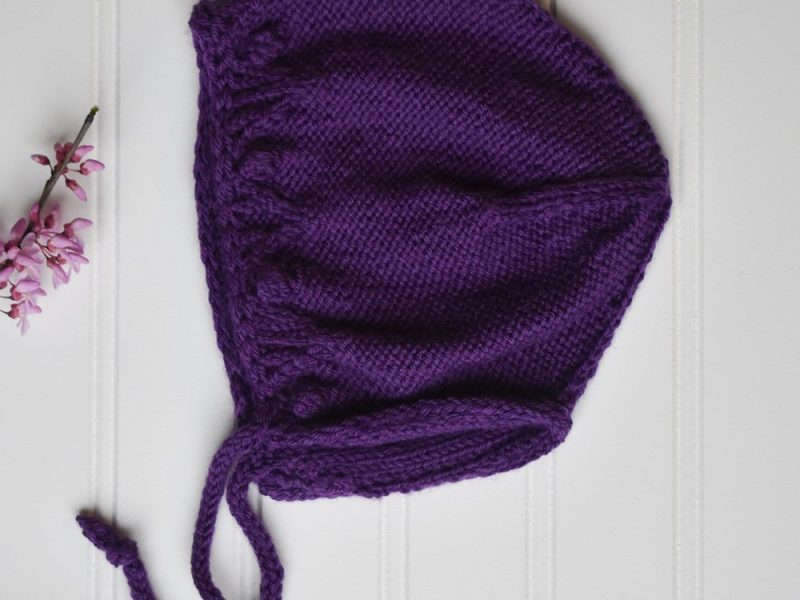 Free Knitting Pattern for a Petite Bonnet