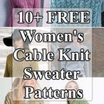 Women's Cable Knit Sweater Patterns Free