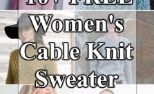 Women’s Cable Knit Sweater Patterns Free