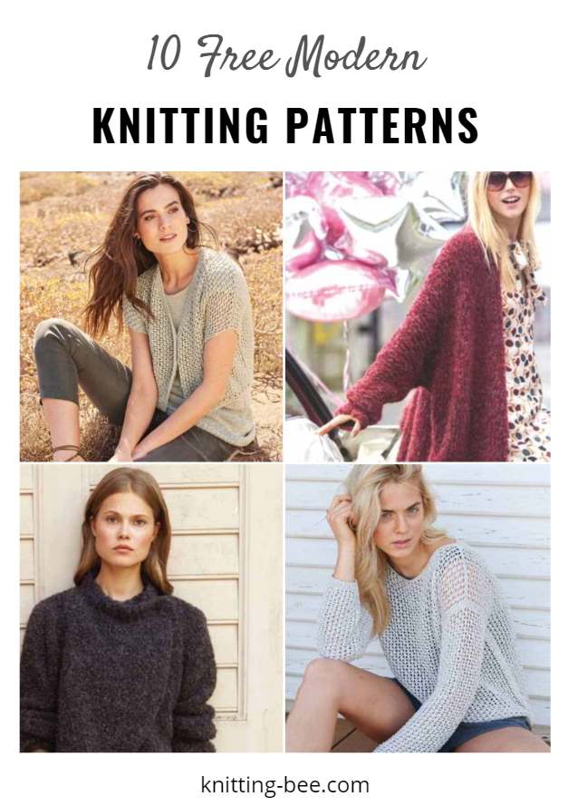 10 Free Modern Women's Knitting Patterns