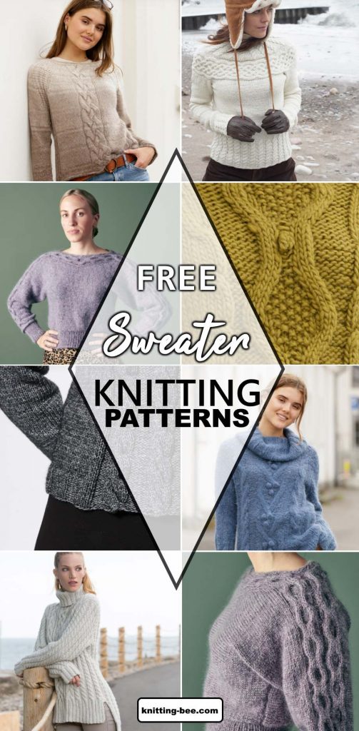 Cable Sweater Knitting Patterns Free
