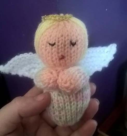 Charity Christmas angel knitting pattern
