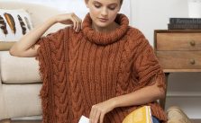 Free Knitting Pattern for Gemma Poncho