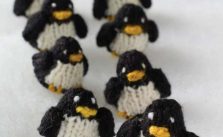Free Knitting Pattern for Penguins