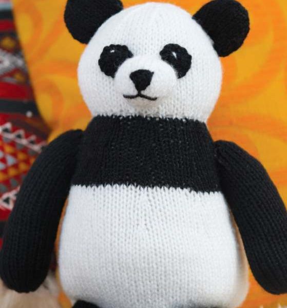 Free Knitting Pattern for Percy the Panda