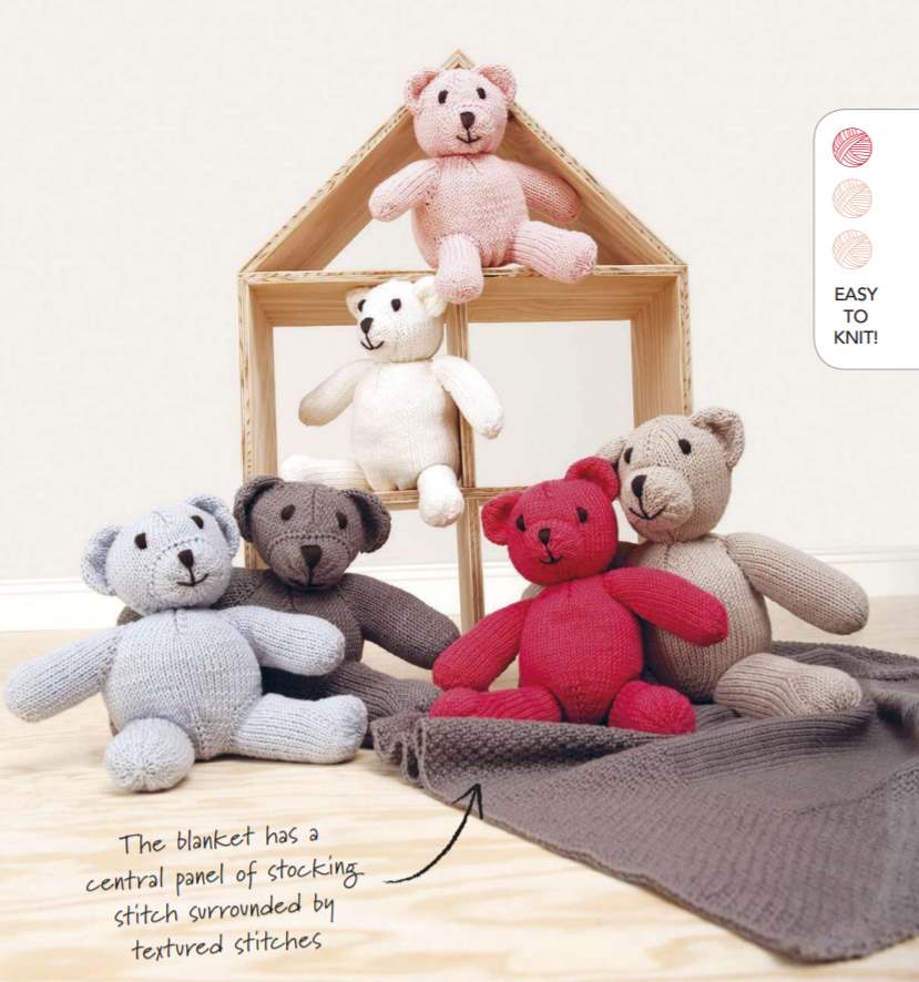 free knitted bear pattern