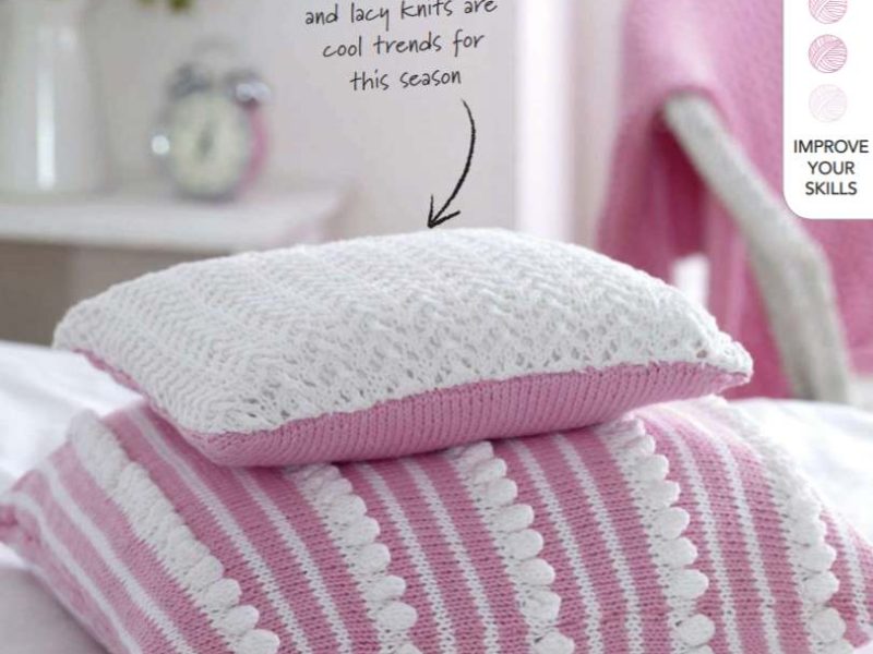 Free Summer Lacy Stripes Cushions