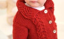 Free baby knit jacket pattern