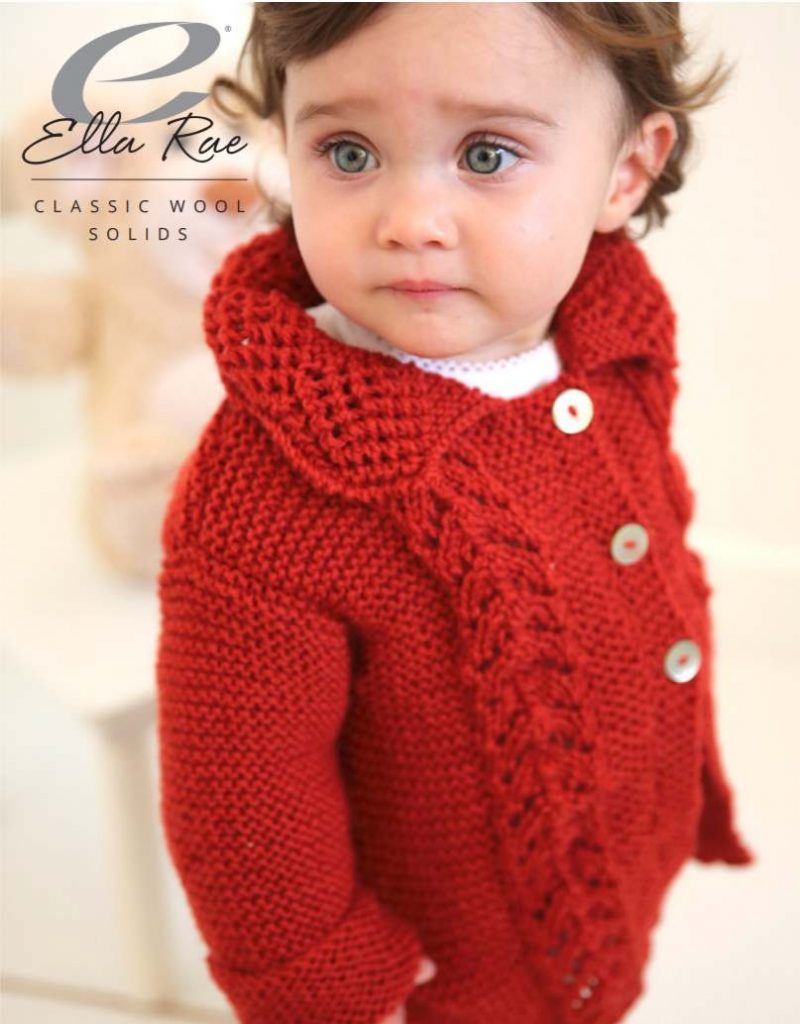 Free baby knit jacket pattern