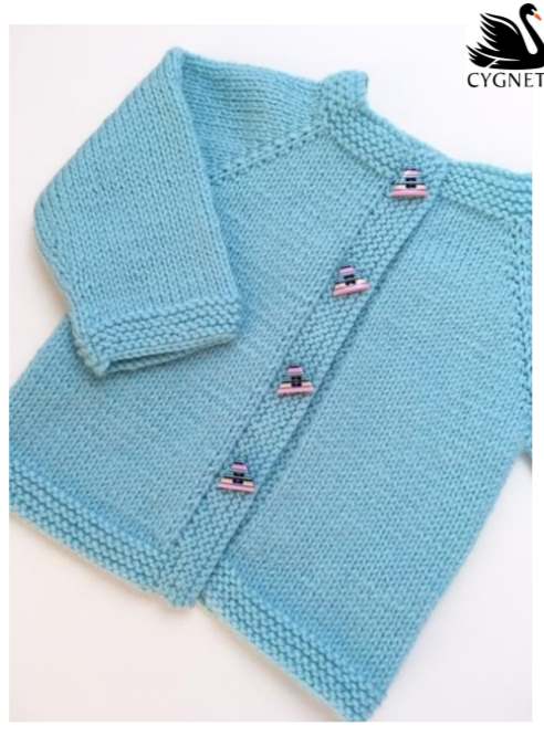 Free baby knitting pattern classic cardigan modern