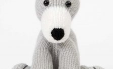Free knitting pattern for a greyhound dog