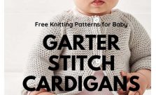 Free Knitting Pattern Garter Stitch Baby Cardigan Downloadable NOW!