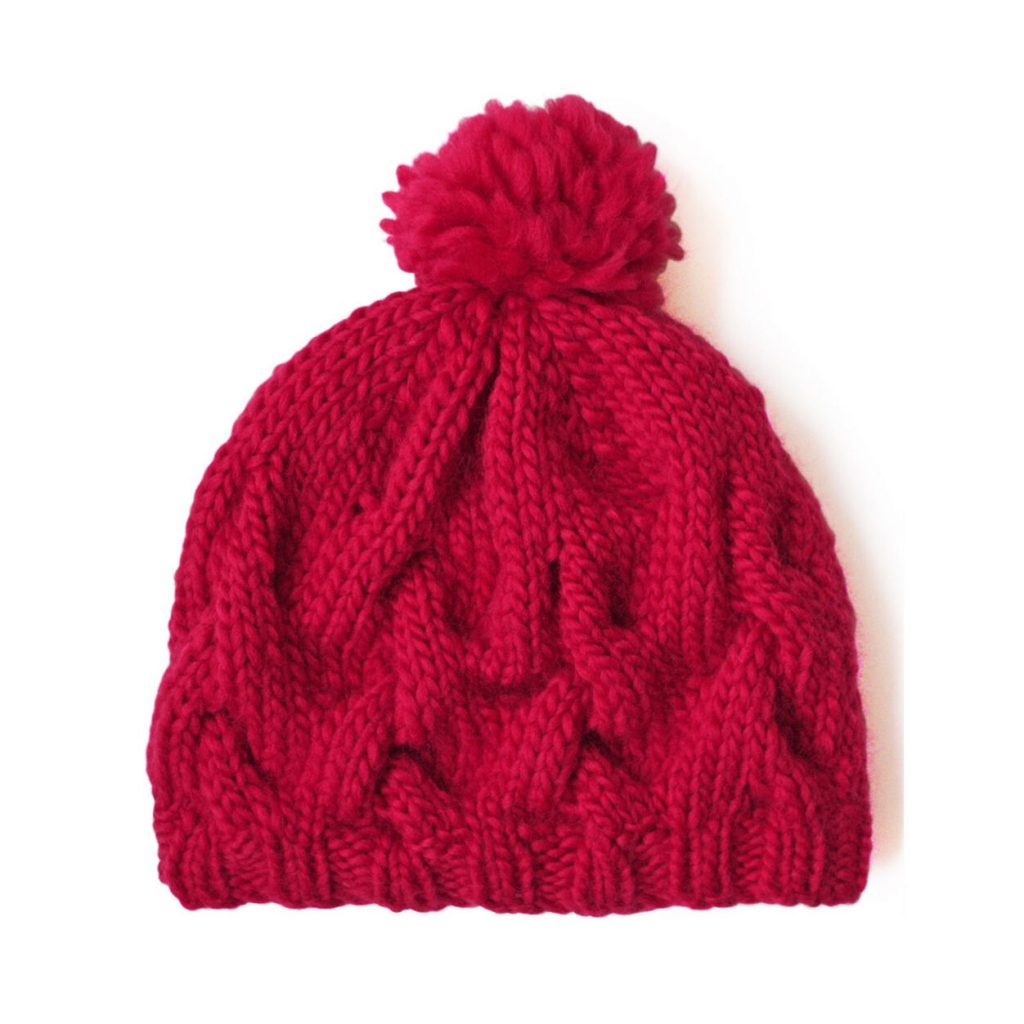 Free Cabled Hat Knitting Pattern