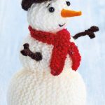 Free knit pattern for a snowman