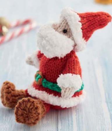 Free knitting pattern for Santa