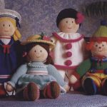 Free knitting pattern for dolls