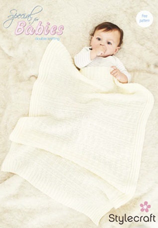 Free Knitting Pattern Special DK for Babies Blanket