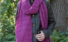 Free Knitting Pattern for a Scarf – Meander