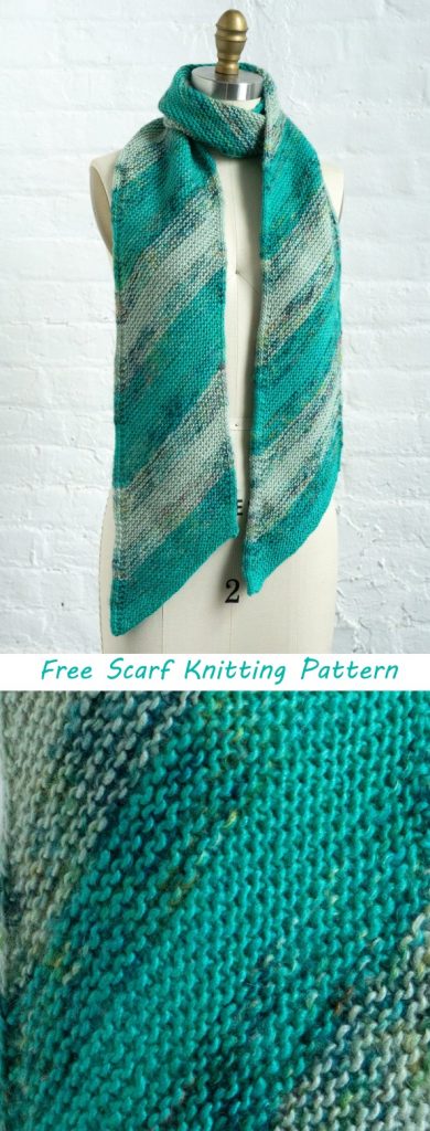 Free scarf knitting pattern for 2010 Easy