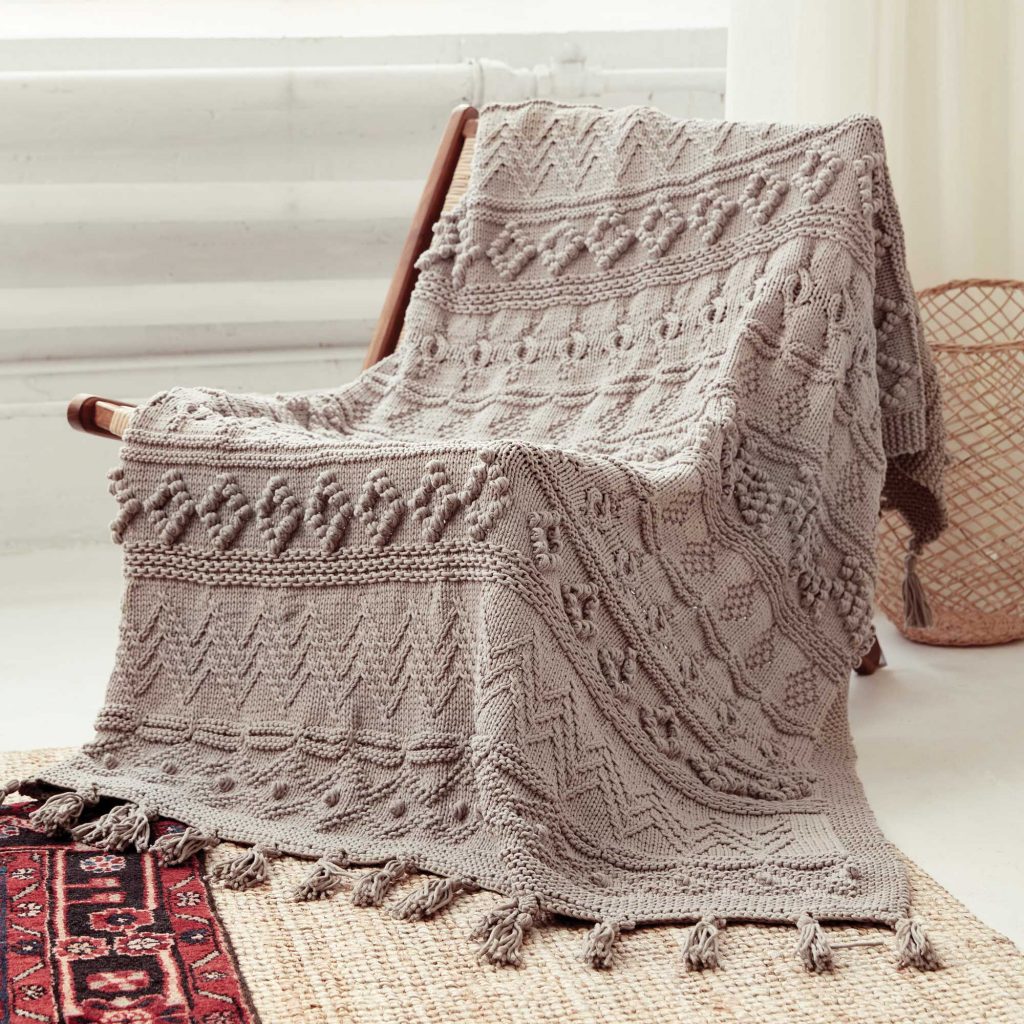 Over 300+ Free Blanket, Afghan and Throw Knitting Patterns (342 free