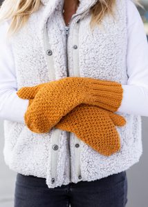 Free Knitting Pattern for Beehive Mittens