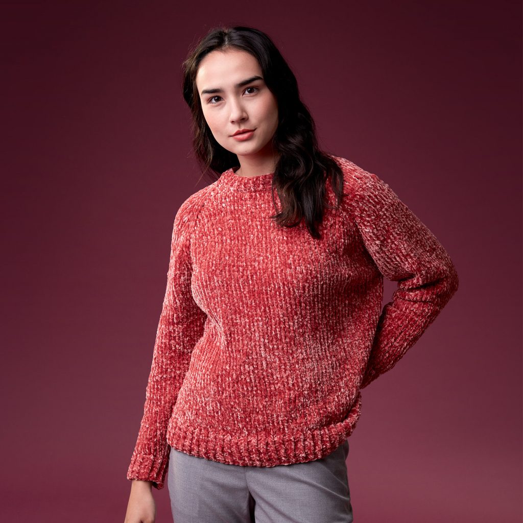 Free knitting pattern for an easy sweater