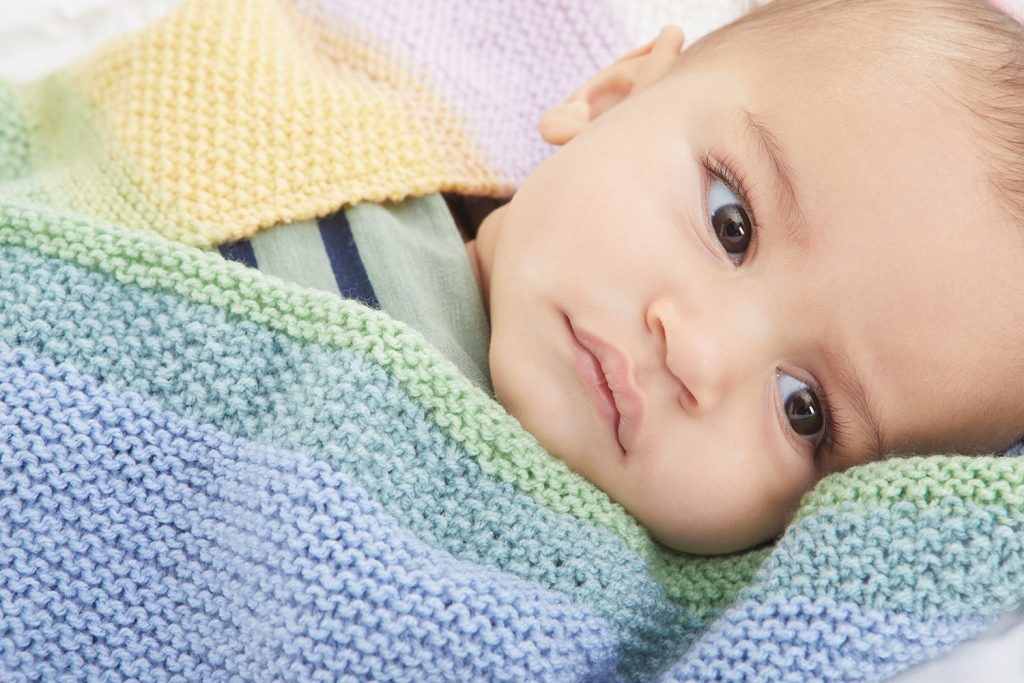 Beginner baby blanket knitting pattern