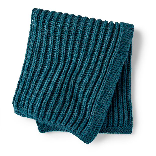 Fishermans rib blanket free knitting pattern