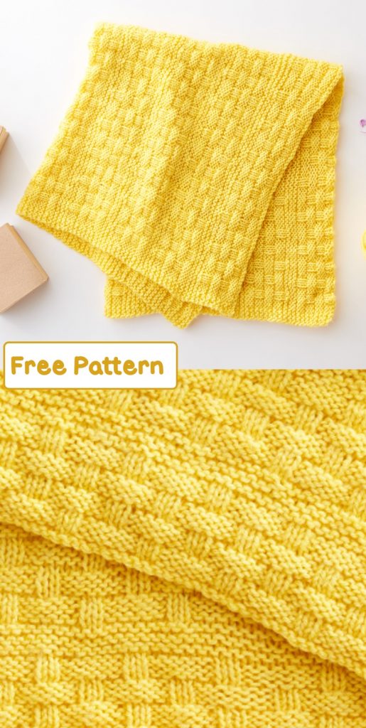 Free and easy blanket knitting pattern for baby 2020