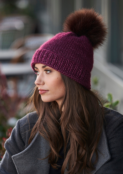 Free knitting pattern for a stocking stitch hat