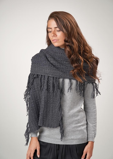 Free textured scarf knitting pattern for 2020