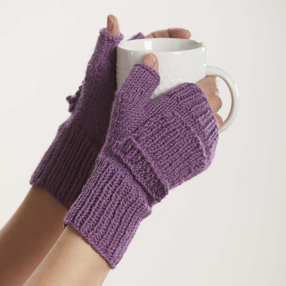 Fingerless Mitts Knit Pattern Free Download