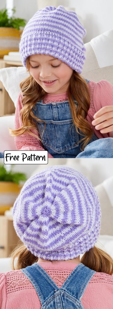 Free knitting pattern for a children's hat