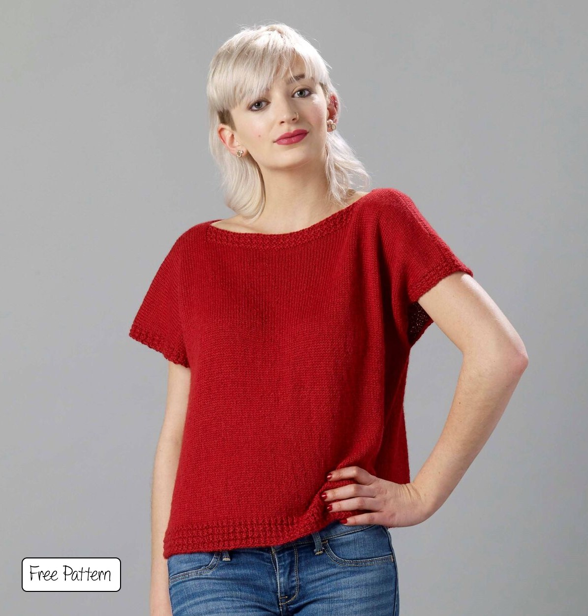 22+ Free Knitting Pattern for Ladies Tops - Knitting Bee