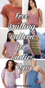 22+ Free Knitting Pattern for Ladies Tops