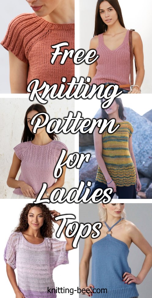 Free knitting pattern for ladies top 2020