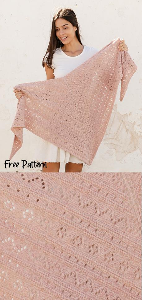 21+ Free Triangle Shawl Knitting Patterns - Knitting Bee