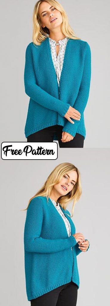 Easy Knitting Patterns for Women's Cardigans simple