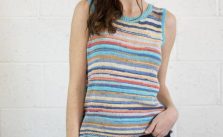 Free Knit Pattern for a Striped Summer Tank Top