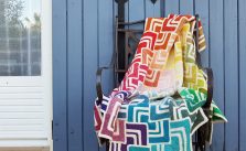 Free Knitting Pattern for a Sliding Tiles Blanket
