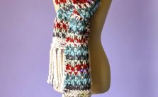 Free Knitting Pattern for a Kaleidoscope Scarf