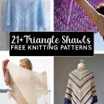 21+ Free Triangle Shawl Knitting Patterns